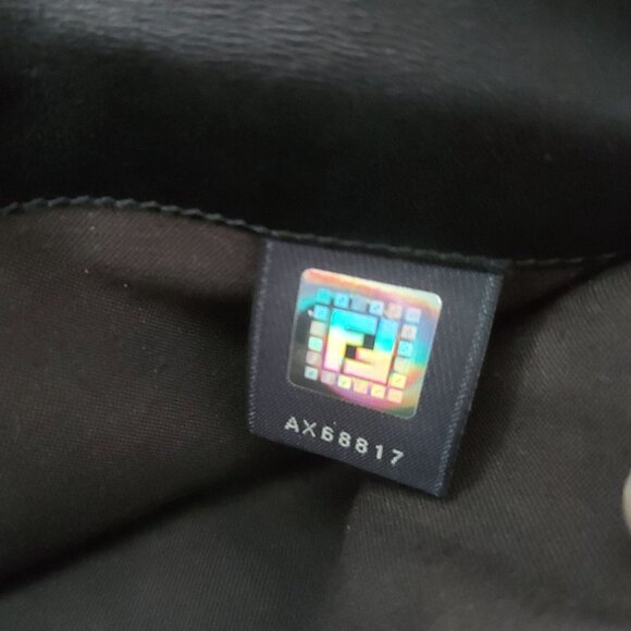 Authentic FENDI Zucchino Long Canvas Wallet FF Monogram Black + Silver Hardware - Picture 16 of 16